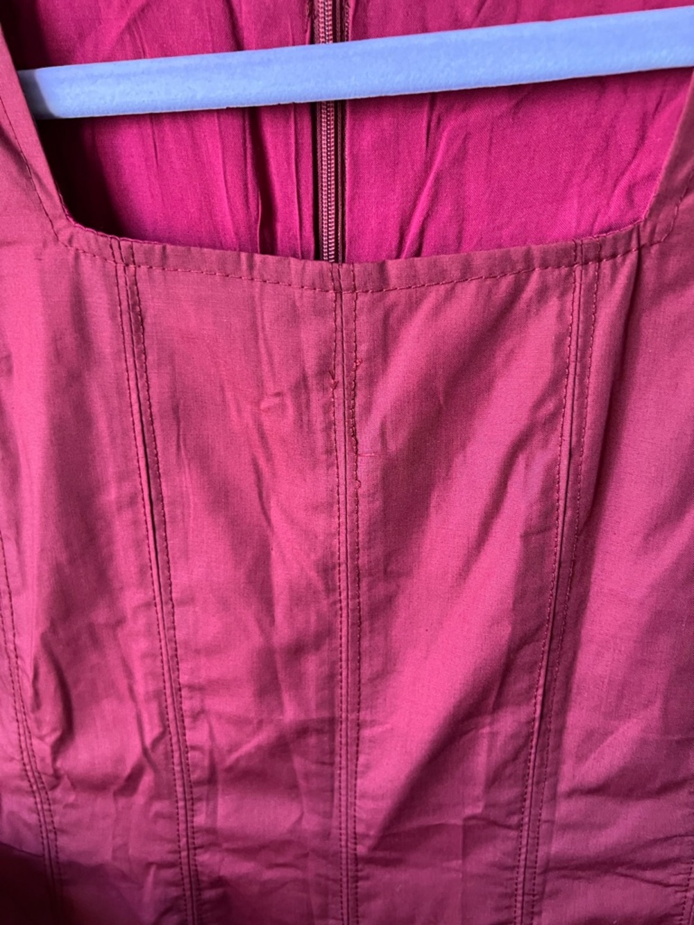 Entro Burgundy Dress Size Medium - Picture 9 of 12